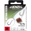 JENZI Method Feeder Hair Rig con Quickstop, lunghezza 12,0 cm, diametro 0,25 mm, # 8