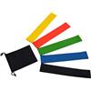 OUTLETISSIMO® Set di 5 Bande Elastiche Fasce Resistenza Banda per Fitness Yoga Crossfit 30x5cm