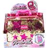 NICE Girabrilla Valigetta Make Up Oro Con Stelle Fuxia