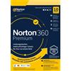 Norton 360 Premium, 10 Dispositivi 1 Anno - 75 GB Cloud Backup