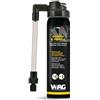 WAG gonfia e ripara 75ml con Adattatore valvole Presta Schrader Regina (Liquidi Sigillanti) / inflate And Repair 75ml with Presta Schrader Regina Valve Adapter (Sealant)