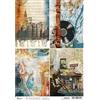Carta di riso Blue Note Cards