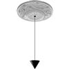 KARMAN lampada a sospensione MOONBLOOM rosone da 40 cm - SE2565BINT