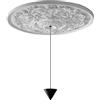 KARMAN lampada a sospensione MOONBLOOM rosone da 75 cm - SE2567BINT