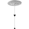 KARMAN lampada a sospensione MOONBLOOM rosone da 75 cm - SE2568BINT