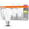 Osram Lampadine LED Goccia, 8.5W Equivalenti 60W, Attacco B22d, Luce Calda 2700K, Confezione da 4
