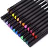 TWOHANDS Set di penne fineliner a colori, penne a punta fine 0,4 mm, penne da disegno, pennarelli per bullet journal, scrittura, bozzetti, colorare, disegnare, 24 colori assortiti, 902171