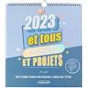 Mr. Wonderful - Calendario da parete gratta - 2023 e tutti i tuoi sogni e progetti, WOA2212270FRZ0, blu