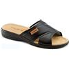 tiglio Pantofole Ciabatte Uomo 801 Eco Pelle Marrone (42)
