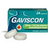 Gaviscon 24 Compresse Gusto Menta 250+133,5mg