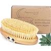 Stephanie Franck Beauty - Body Dry Brush - Spazzola Esfoliante e Stimolante per Massaggio a Secco - 100% Vegana - in Fibre di Tampico Rigide e Legno di Faggio FSC - Senza Plastica - Made in Germany
