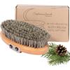 Stephanie Franck Beauty - Dry Brushing Body Brush - Spazzola da Massaggio a Secco in Crine di Cavallo, Fibre di Tampico Rigide e Legno di Faggio - Esfoliante ed Energizzante - Made in Germany