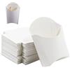 mimzemamz Popcorn Scatole di Carta Sacchetti - 50 Pezzi Contenitori di Popcorn Per Snack Kraft Holder Tazza di Popcorn per Portare Fuori Patatine Fritte,per Feste e Dolci Cialda Torta Sfoglia Gelato (Bianco)