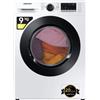 Samsung WW90T4040CE/ET lavatrice a caricamento frontale Crystal Clean™ 9 kg Classe D 1400 giri/min, Porta nera + Panel nero