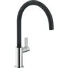 NOBILI RUBINETTERIA Nobili Rubinetterie - Flag Miscelatore cucina monocomando - cromo/nero FL96113NC