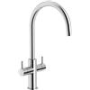 NOBILI RUBINETTERIA Nobili Rubinetterie - Miscelatore Acquerelli da Cucina Rubinetto bicomando AQ93824CR