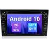 JOYX NAVI SXAUTO Android 10 Autoradio Compatibile Opel Meriva/Corsa/Zafira/Vivaro/Antara - [2G/32G] - Gratuiti Camera & Canbus - Supporto DAB 4G WiFi Bluetooth5.0 Volante Carpaly Android Auto Mirrorlink - 2 Din