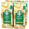 STARBUCKS Blonde Espresso Roast Caffè in grani, 4 Sacchetti da 450g (1,8kg)