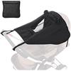 YeahBoom Parasole per Passeggino,Parasole per Carrozzina,Parasole Passeggino Universale,Universale Regolabile UV 50+,ala Laterale Parasole,con Finestrino e Funzione,Protezione Solare Parasole Passeggino