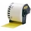 BROTHER Nastri nero su giallo compatibile con Brother DK44605 nero su giallo 30.48 metri