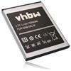 vhbw batteria compatibile con Samsung Galaxy WiFi 3.2 YP-GS1CB, Wonder, Xcover GT-S5690 smartphone cellulare (1500mAh, 3,7V, Li-Ion)
