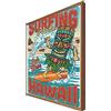CCRETROILUMINADOS Quadro con cornice in legno retroilluminato Hawaii Surfing