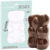 ScrapCooking SCRAP COOKING - Stampo rigido al cioccolato - Stampo 3D Choco per creare orso marshmallow XXL - Accessorio pasticceria di qualità professionale - 6756