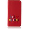 Love Moschino Portacel.small Grain Pvc Rosso - Pochette da giorno Donna, (Red), 2x14x7 cm (B x H T)