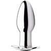 XR Brands Plug Anale Ricaricabile con Telecomando Chrome Blast - Piccolo