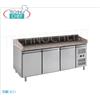 Banco pizza refrigerato, 3 Porte, dim.mm.2020x800x1000h.