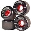 JUCKER HAWAII Ruote per Longboard/Skateboard/Mini Cruiser Slide Wheels Mini Balls 60mm 80A Nero