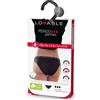 HANES ITALY Srl LOVABLE PERIOD PANTIES SLIP VITA ALTA FLUSSO MEDIO NERO LARGE