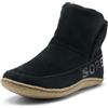Sorel Nakiska Bootie, Pantofole da stivale Donna, Black/Sage, 38 EU