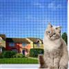 Tatamiyya Rete per Gatti, Rete per Gatti Rinforzata 8 x 3 m, Robusta e Resistente agli Strappi, ai Raggi UV e alle intemperie, per Balcone, terrazze e finestre (Nero)