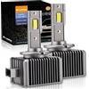 D-Lumina Lampadina D8S LED D8R D8C, 70W 16000LM 6500K,Kit di Conversione Luci di Ricambio per Fari Anabbaglianti,Plug and Play a Original HID Ballat,Confezione da 2