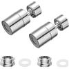 UYUYong Aeratore Rubinetto Lavello 2 Pezzi 360 Filtro Rubinetto Acqua Girevole