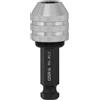 GSR Adattatore per maschiatura M5-M12 - Portautensili con attacco esagonale 3/8" e quadro - Compatibile con trapani avvitatori - Campo di serraggio 5-9 mm - Per maschi a mano