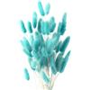 JKDHJK 50 Count Erba Della Pampas Fiori Secchi Never Fade Natural Fiori Secchi Decorativi Boho Decor Super Fluffy for Home Decor, Wedding Decor, Birthday Decor (Blu Tiffany Chiaro)