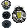 Rubber Balls in 43 Caliber 100 pezzi Palline di gomma dura Paintball Proiettili riutilizzabili Powerball per autodifesa Pistole e addestramento in calibro .43