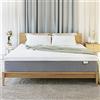Novilla Materasso 135x190, Materasso Matrimoniale Memory Foam in Gel Altezza 22cm, Fibra di bambù rayon Traspirante e Fresco Eccellente Supporto, Tecnologia Alta Resilienza Certificato Oeko-Tex