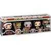Funko Pop! Marvel: Holiday - Starlord, Groot, Drax, Mantis e Rocket Raccoon - Guardiani della Galassia 5 Pack - Fumetti Marvel - Esclusiva Amazon - Figura in Vinile da Collezione
