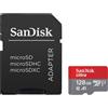 Sandisk 128GB Scheda MicroSDXC SanDisk Ultra 140Mo/s Grigio/rosso [SDSQUAB-128G-GN6MA]