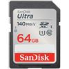Sandisk 64GB Scheda MicroSDXC SanDisk Ultra Nero [SDSDUNB-064G-GN6IN]