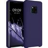 kwmobile Custodia Compatibile con Huawei Mate 20 Pro Cover - Back Case per Smartphone in Silicone TPU - Protezione Gommata - deep ocean
