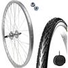 ECOVELO Cerchio Posteriore 7V Ruota 28 28 x 1.75 622 x 20 + Copertone nero 700x35C + Camera x City Bike Stradale