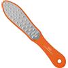 T-Tex Srl 2Easy - Lima Piedi Pro in Acciaio Inox, Lima Professionale a doppia texture fronte/retro - Impugnatura ergonomica - ideale per callosità e ispessimenti (Arancione)