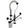 Ristotecno Gruppo doccia MIGNON con miscelatore monoforo con deviatore laterale, canna fusa cm. 30 e leva in plastica cm. 30 H. tot. cm 65