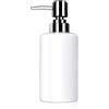 JTOOYS Dispenser Sapone, 300 ml Dispenser per sapone liquido Ceramica Sapone Liquido Pompa Bottiglie Bianco Erogatore del Sapone Liquido Pompa Bottiglie accessorio da bagno