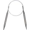 Coopay Ferri da Maglia Circolari da 100 cm, Filo Flessibile, Ferri da Maglia Circolari in Metallo per Progetti Come Coperte, Ferri da Maglia per Mani Artrite, 10,0 mm