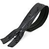 DERSISE 5# Chiusura lampo impermeabile 2 pezzi (80 cm). Adatto per cucire zaini, giacche, borse per il trasporto, abbigliamento, fai da te, ecc